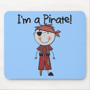 Ich bin ein Pirat - Jungen T-Shirts und Geschenke Mousepad