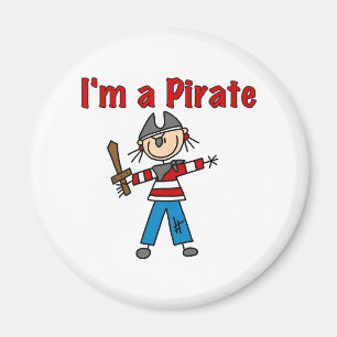 Ich bin ein Pirat Magnet