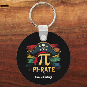 Ich bin ein Pirat Pi-Tag Ein lustiges Mathe-Abente Schlüsselanhänger