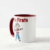 Ich bin ein Pirat Tasse (Vorderseite Links)
