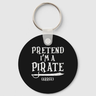 Ich bin ein Piraten-Arrgh-Kostüm-Party Halloween-P Schlüsselanhänger