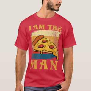 Ich bin ein Pizzamännchen T-Shirt Funny Women Pres