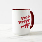 Ich bin ein Prepper Tasse (VorderseiteRechts)
