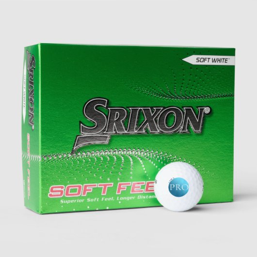 ICH BIN EIN PROFI - Benutzerdefinierter blauer Gol Golfball (Verpackung)