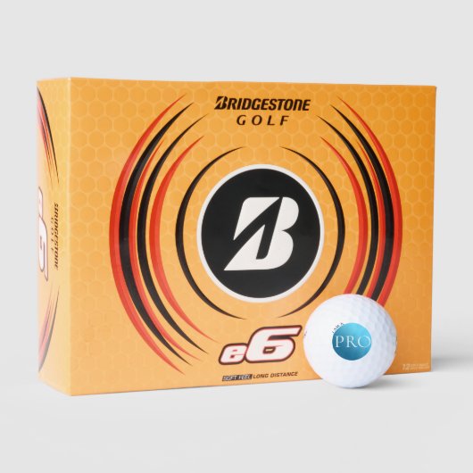 ICH BIN EIN PROFI - Benutzerdefinierter blauer Gol Golfball (Verpackungen)