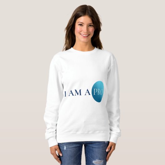 ICH BIN EIN PROFI | Empowerment Minimalist Sweatshirt (Vorne ganz)
