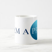ICH BIN EIN PROFI | Fetter minimalistischer blauer Kaffeetasse (Mittel)