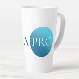 ICH BIN EIN PROFI | Fetter minimalistischer blauer Milchtasse
