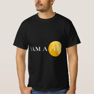 ICH BIN EIN PROFI Minimalistische Motivation T-Shirt