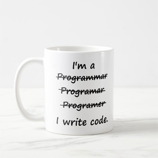 Ich bin ein Programmierer, den ich Kaffeetasse (Links)