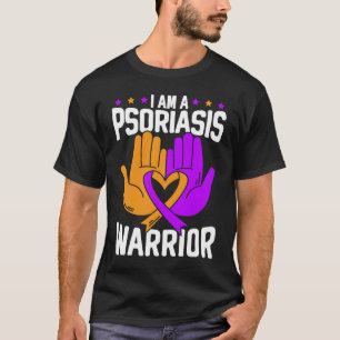 Ich bin ein Psoriasis-Krieger Hautkrankheit Psoria T-Shirt