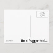 Ich bin ein Pugger! Postkarte (Rückseite)