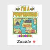 Ich bin ein Pumpkinhead Map Sticker (Blatt)