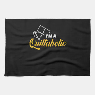 Ich bin ein Quiltaholiker Funny Gifts Quilly Lov Geschirrtuch