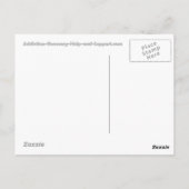 Ich bin ein Quitter! (anpassbares Bild) Postkarte (Rückseite)