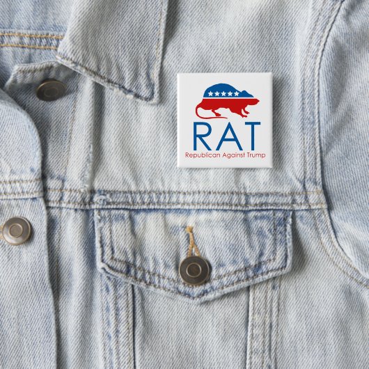 Ich bin ein R.A.T.: Republikaner gegen Trump Button (Beispiel)