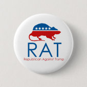 Ich bin ein R.A.T.: Republikaner gegen Trump Button (Vorderseite)