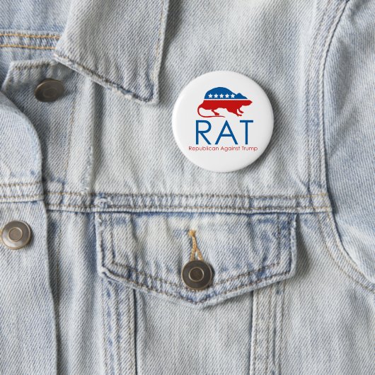 Ich bin ein R.A.T.: Republikaner gegen Trump Button (Beispiel)