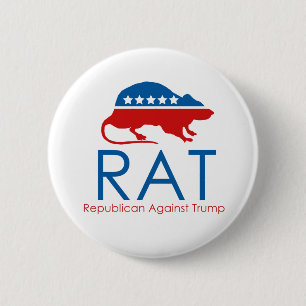 Ich bin ein R.A.T.: Republikaner gegen Trump Button