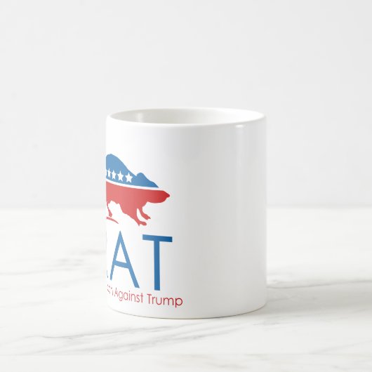 Ich bin ein R.A.T.: Republikaner gegen Trump Kaffeetasse (Mittel)