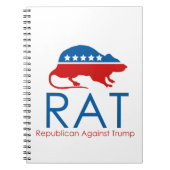 Ich bin ein R.A.T.: Republikaner gegen Trump Notizblock (Vorderseite)