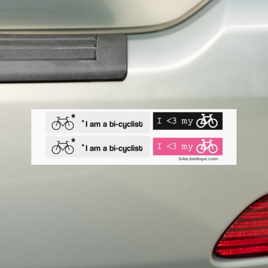 Ich bin ein Radfahrer Autoaufkleber (Auf Auto)
