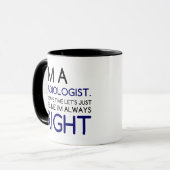 ICH BIN EIN RADIOLOGIST TASSE (Vorderseite Links)