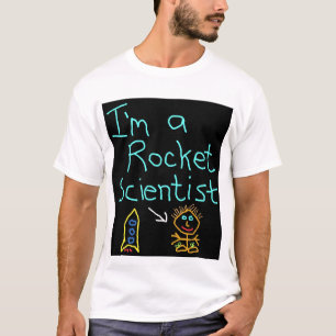 Ich bin ein Raketenwissenschaftler, der satirische T-Shirt