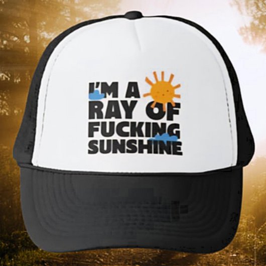 Ich bin ein Ray von F*ing Sunshine Trucker Hat - F Truckerkappe