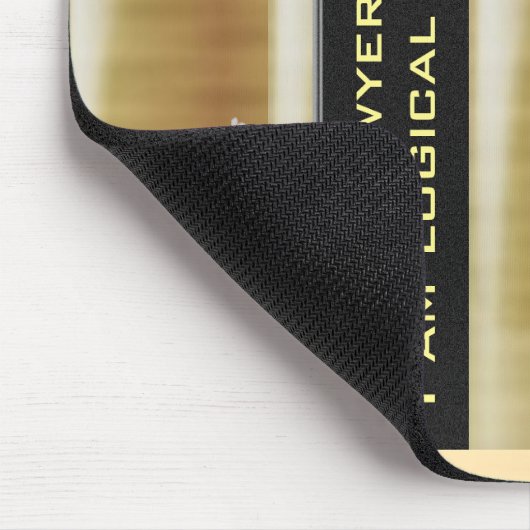 Ich bin ein Rechtsanwalt Mousepad (Ecke)