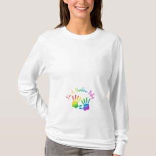 Ich bin ein Regenbogen-Baby-MutterschaftsShirt, T-Shirt