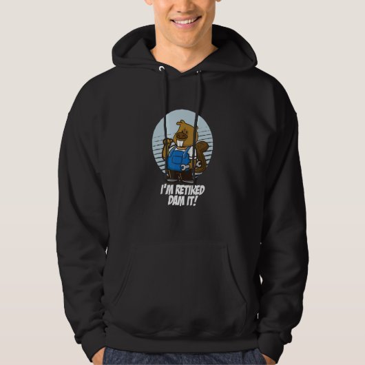 Ich bin ein remüder Damm Es Beaver Mechanic Garage Hoodie (Vorderseite)