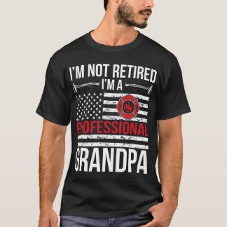 ICH BIN Ein Rentner Feuerwehr-Opa Feuer Geschenk T-Shirt
