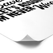 Ich bin ein Rettungsschwimmer, um Zeit Retten Poster (Ecke)