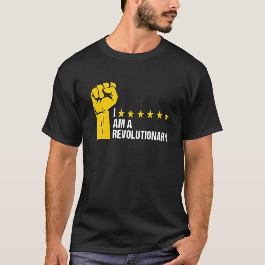 Ich bin ein revolutionärer Fred Hampton T-Shirt (Vorderseite)