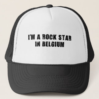 Ich bin ein Rockstar in Belgien Truckerkappe