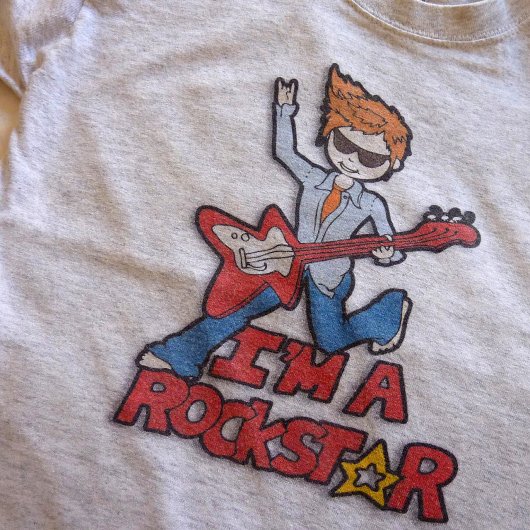 Ich bin ein Rockstar-Jungs-T - Shirt