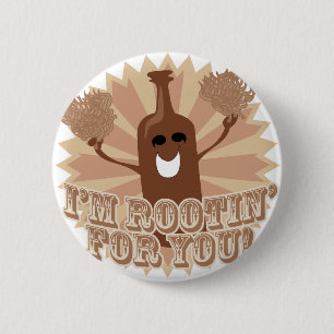 Ich bin ein Rootin für dich! Button