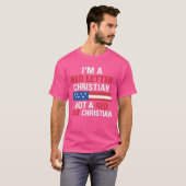 ICH BIN EIN ROTER SCHREIBER CHRISTLICH, KEIN ROTER T-Shirt (Vorne ganz)