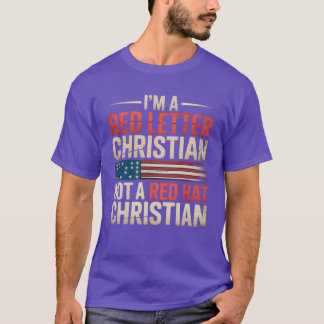 ICH BIN EIN ROTER SCHREIBER CHRISTLICH, KEIN ROTER T-Shirt