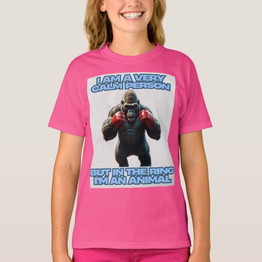 Ich bin ein ruhiger Mensch, aber auf dem Ring bin T-Shirt (Vorderseite)