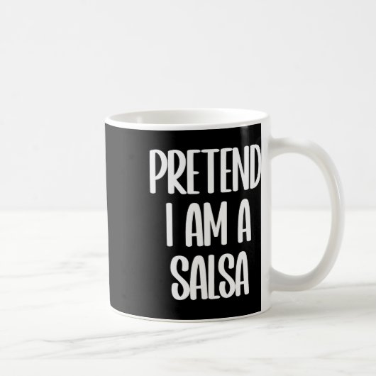 Ich bin ein Salsa Halloween-Kostüm Kaffeetasse (Rechts)