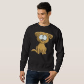 Ich bin ein Sand Labrador Sweatshirt (Vorne ganz)
