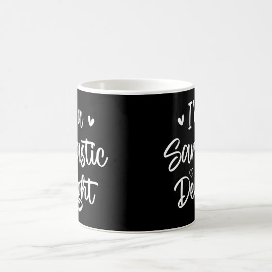 Ich bin ein Sarcastic Delight Sarcasm Lover Spaß Z Kaffeetasse (Mittel)