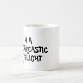 Ich bin ein sarkastischer, lustiger Schlamm Kaffeetasse (Mittel)