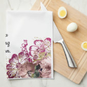 Ich bin ein scharendes Einhorn-Huhn-Geschirrtuch Geschirrtuch (Viertel Falte)