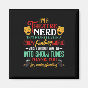 Ich bin ein Schauspieler-Nerd auf der Bühne Acter Magnet