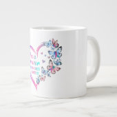 Ich bin ein Schilddrüsenkrebs-Überlebender Jumbo-Tasse (Vorderseite Rechts)