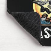 Ich bin ein schlechter B Dad Largemouth B Mousepad (Ecke)