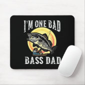 Ich bin ein schlechter B Dad Largemouth B Mousepad (Mit Mouse)